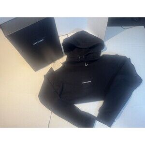 Saint Laurent PARIS YSL logo Hoodies tops size XXL color black fashion Mens